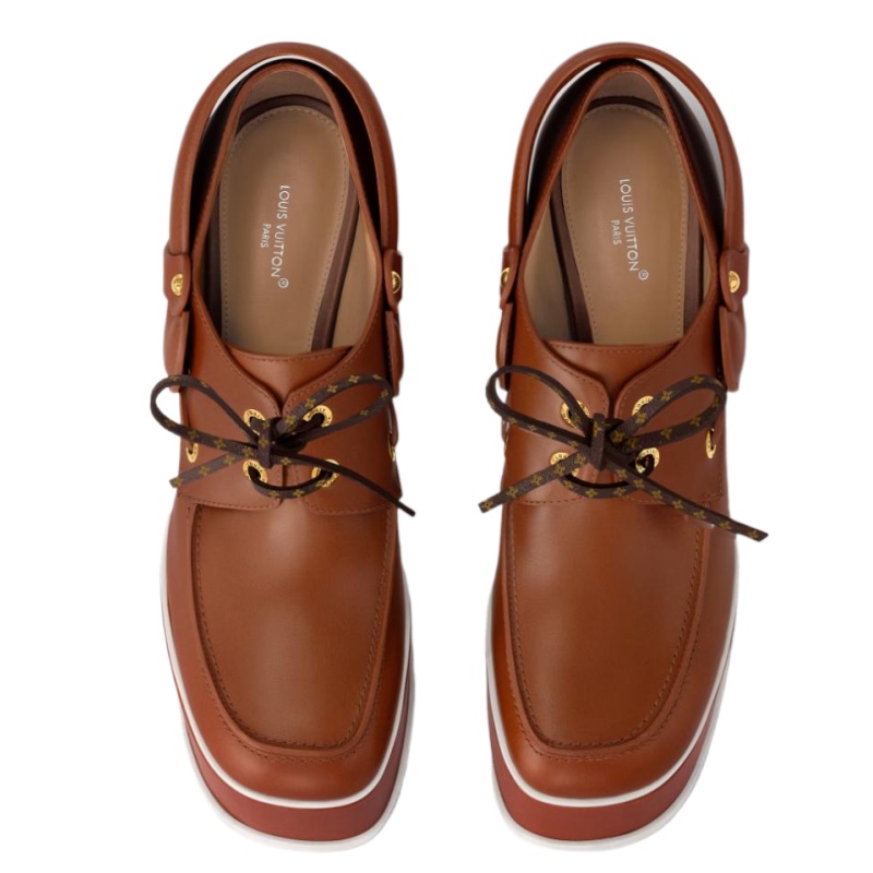 Louis Vuitton LV Cove Wedge Boat Shoe - Image 2